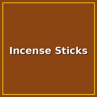 Incense Sticks (Agarbatti)